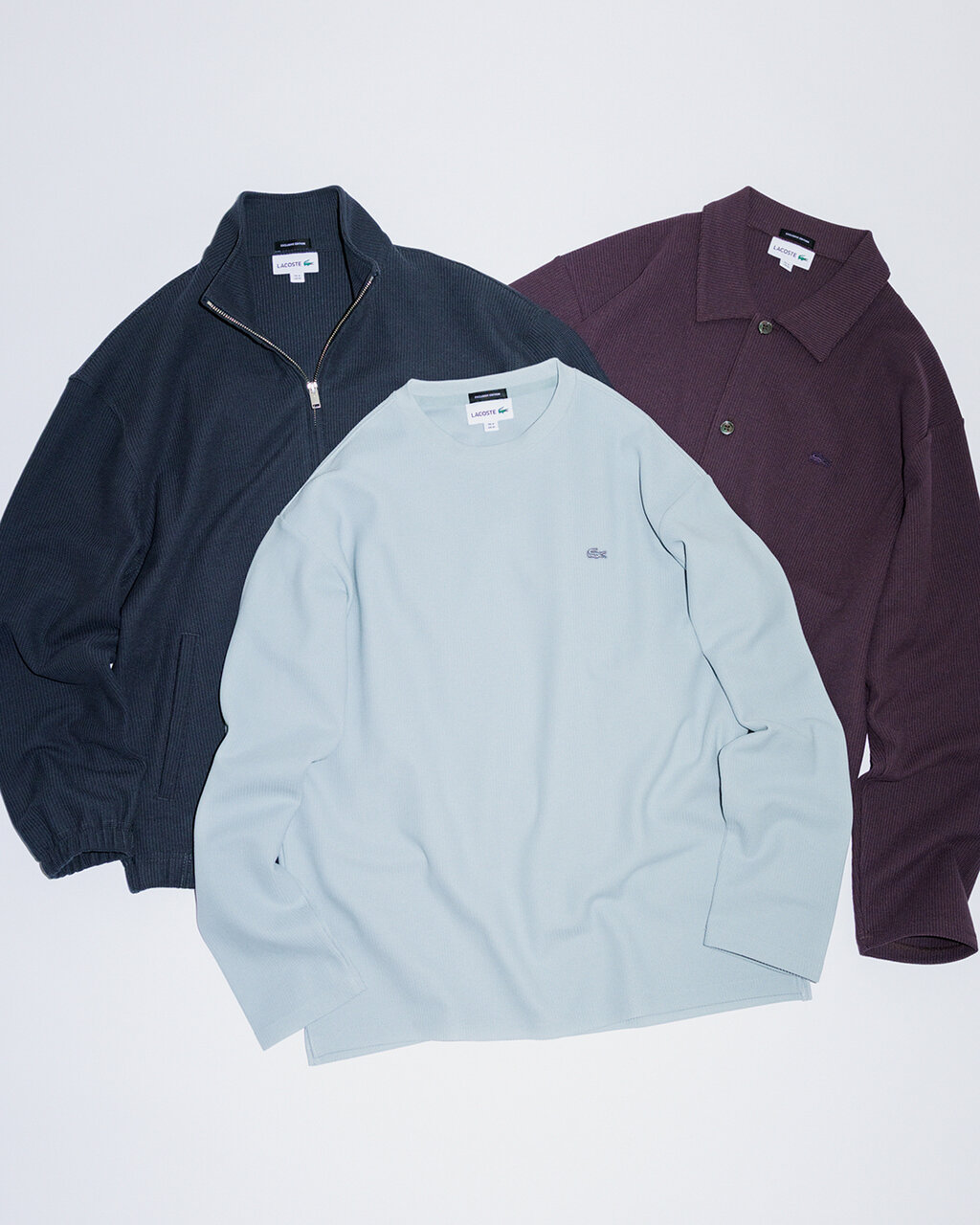 ラコステ　ジップジャケット　50 別注】＜LACOSTE＞カットソー シャツ ジップジャケット｜ Exclusives