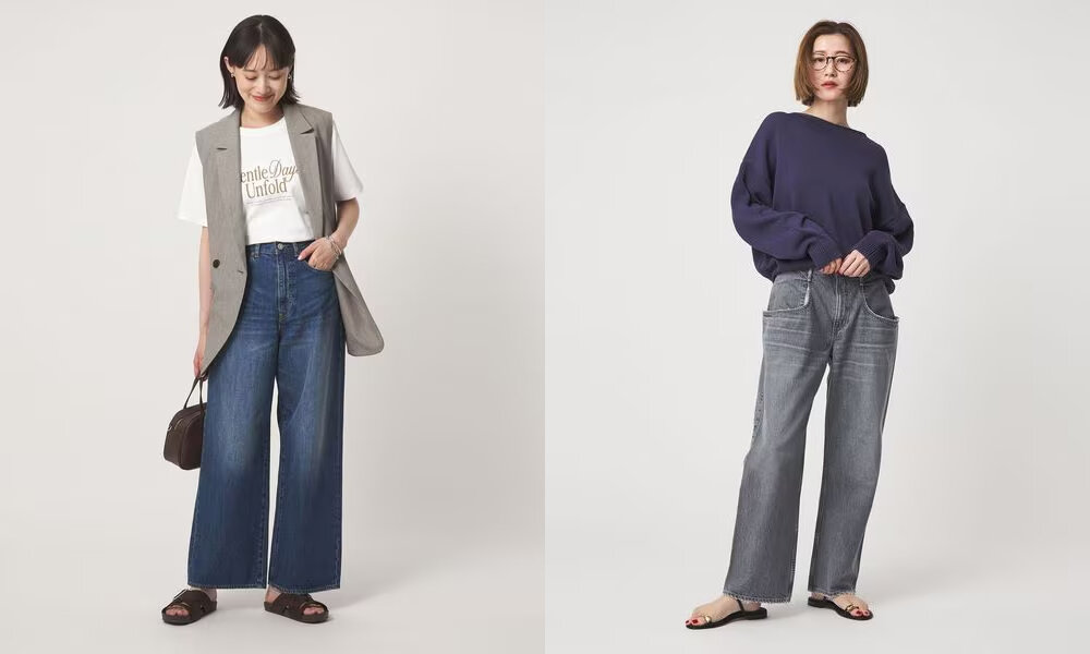 【骨格ウェーブ】似合うデニムパンツとおすすめコーデ20選｜似合わないデニムの解決方法も【骨格診断付き】