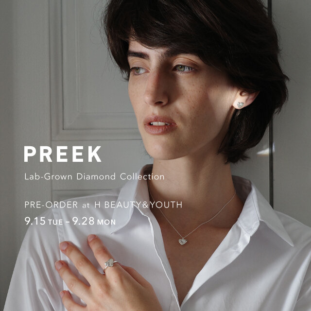〈PREEK〉 Lab-grown diamond collection FIRST RELEASE