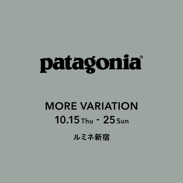 ＜Patagonia＞ MORE VARIATION