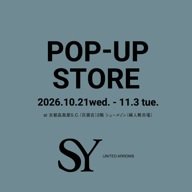 SY POP-UP STORE at京都高島屋