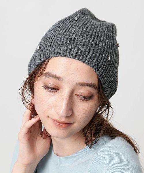 ニット帽のコーデ