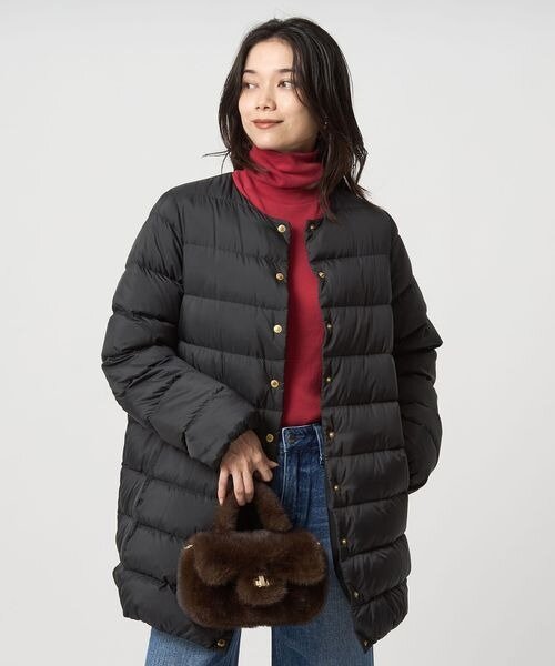 ダウンコートのコーデ