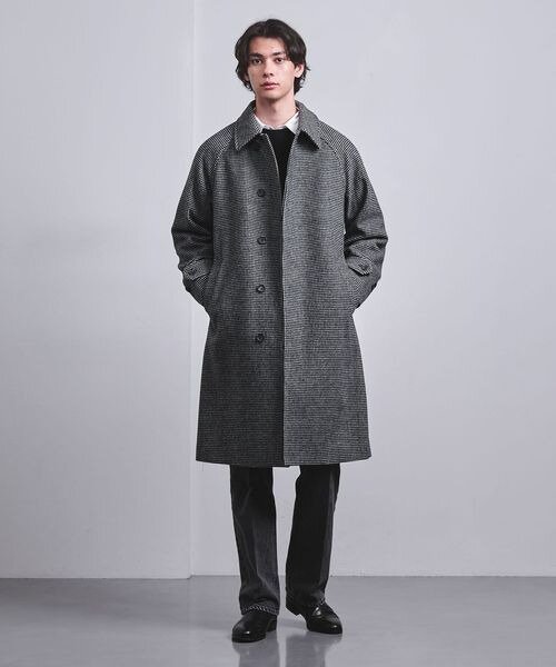 厚手のステンカラーコート