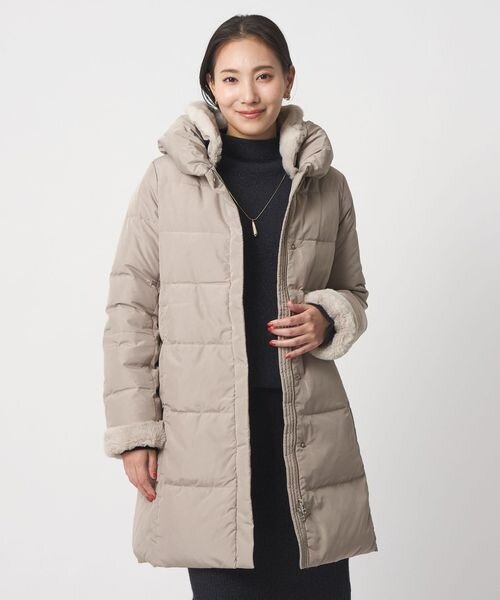 ダウンコートのコーデ