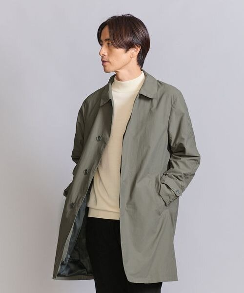 スプリングコートのコーデ