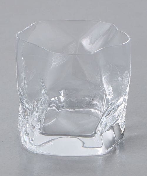 クリアカラーのロックグラス