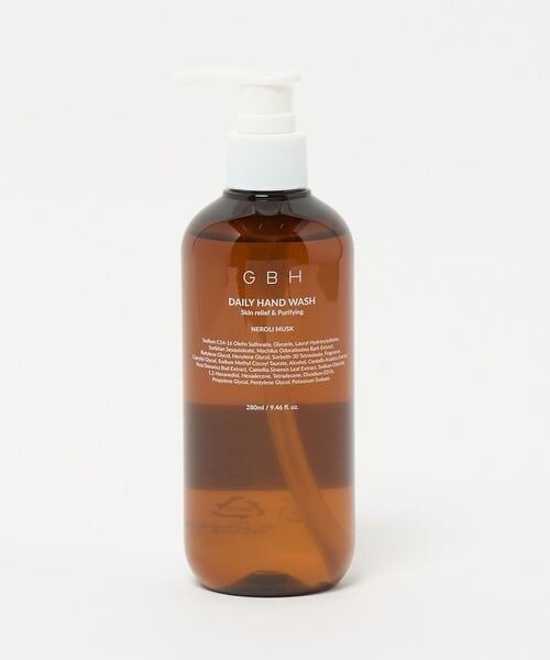 ブラウンのパッケージのハンドウォッシュ