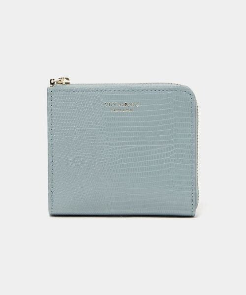 ライトブルーの財布