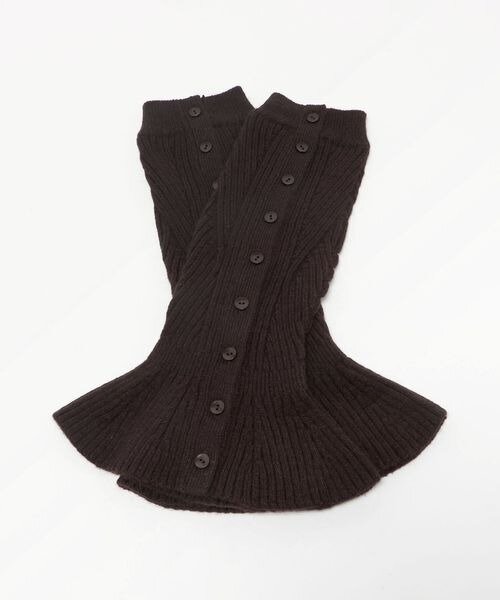 ボタン付きレッグウォーマー