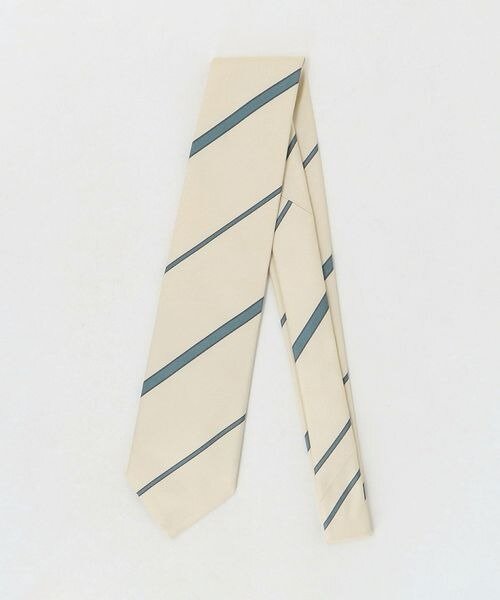 ナチュラルカラーのストライプ柄ネクタイ