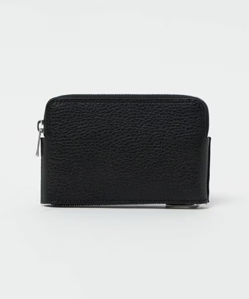 黒のシンプルなミニ財布