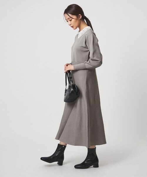 ワンピース×ブーツのコーデ