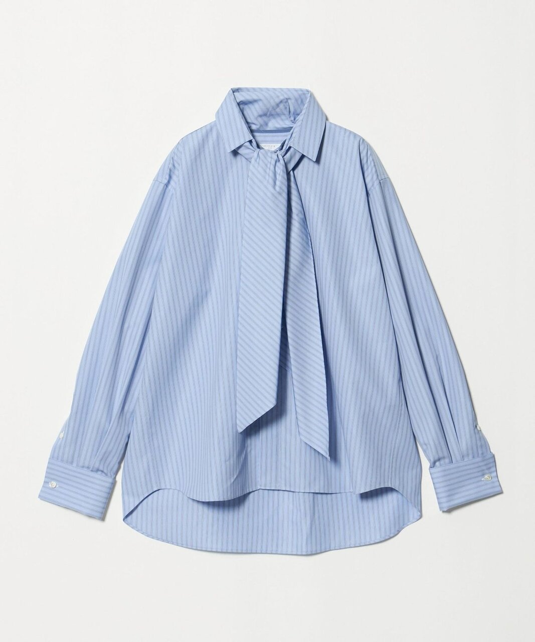 sacai＞ストライプ タイ シャツ