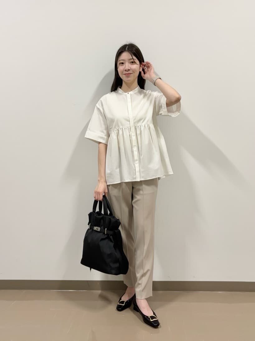 ブラウスを使った22度の服装