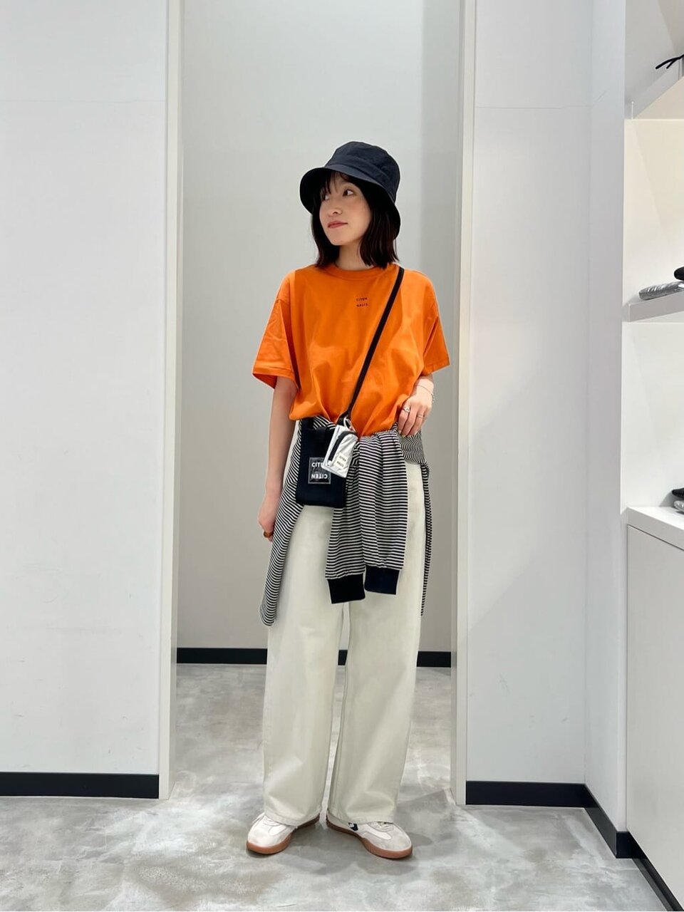 Tシャツを使った22度の服装