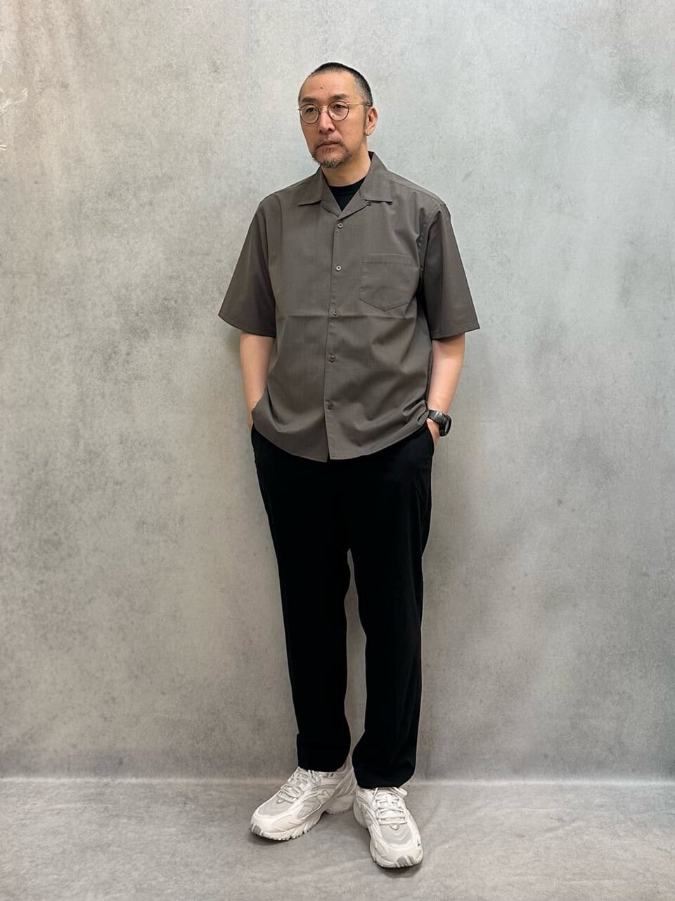 半袖シャツのコーデ