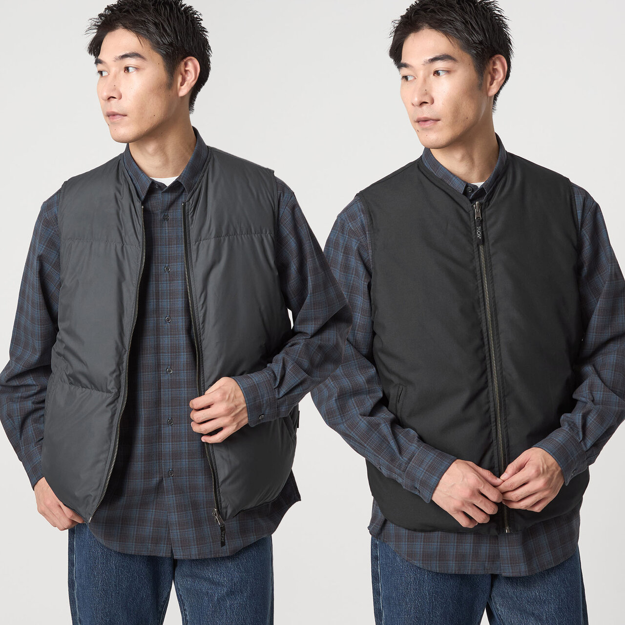 グレー×ダークグレー