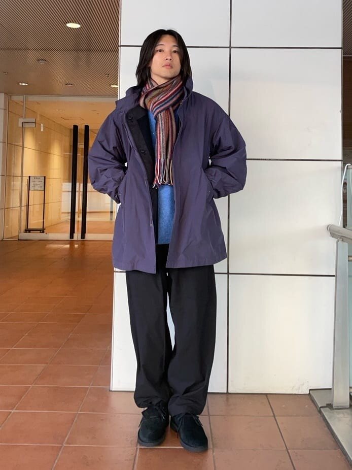 モッズコートを使ったコーデ