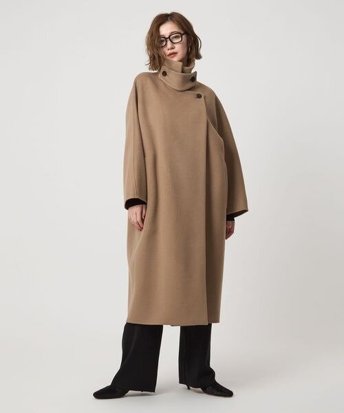 厚手コートのコーデ