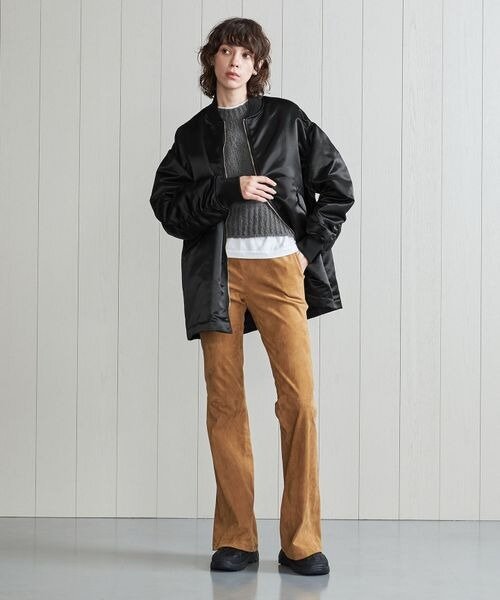 メリハリのあるMA-1コーデ