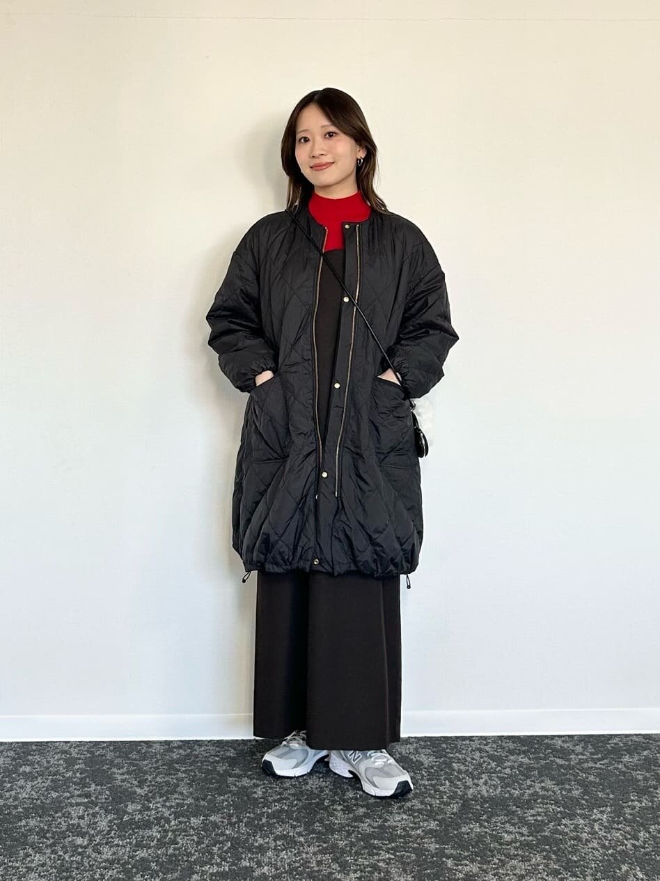 パフィーブルゾン×キャミソールワンピースコーデ