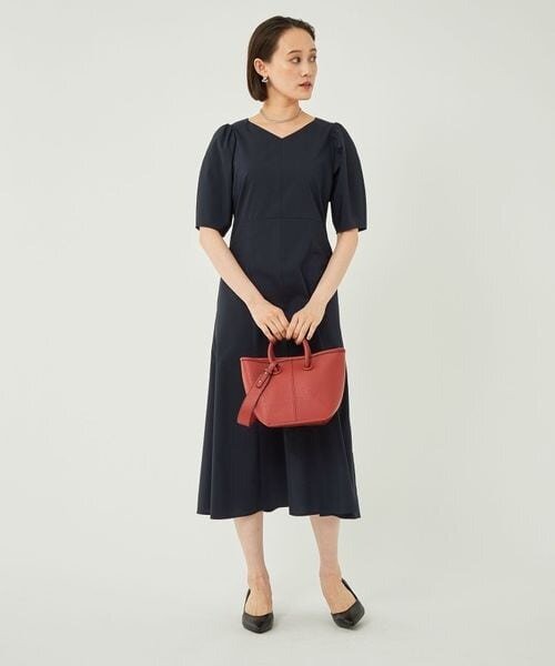 ジャストサイズのワンピースコーデ