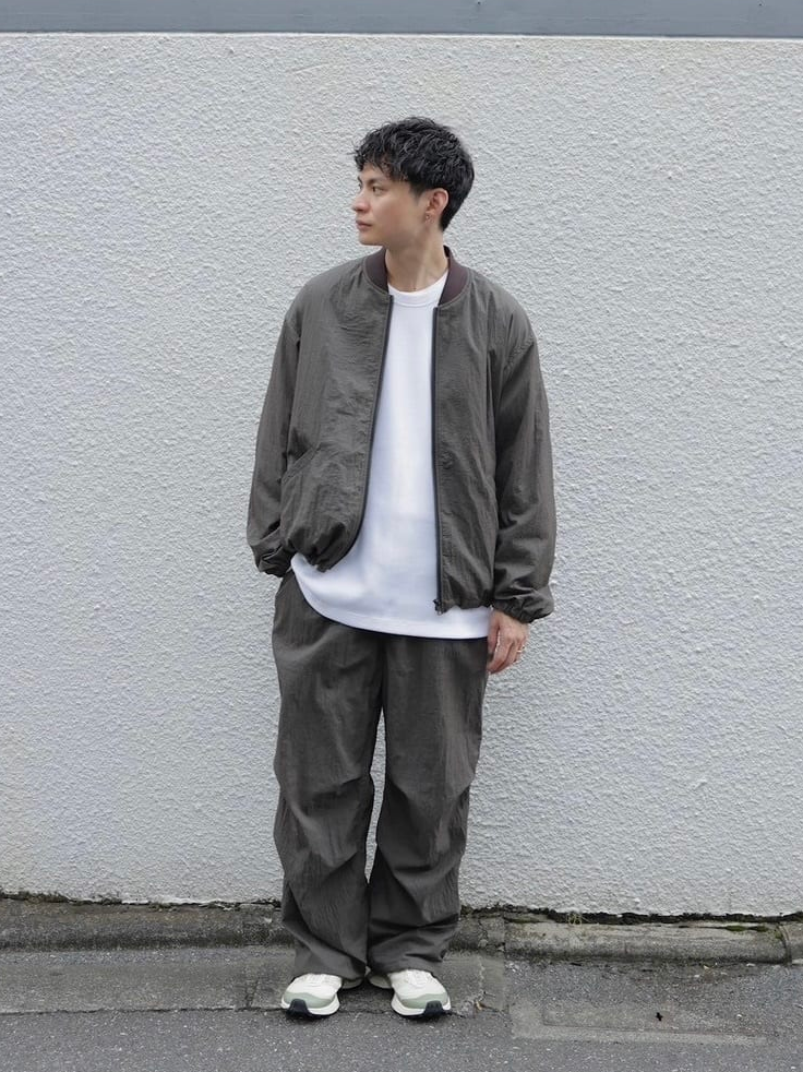 セットアップでリラクシーなコーデ