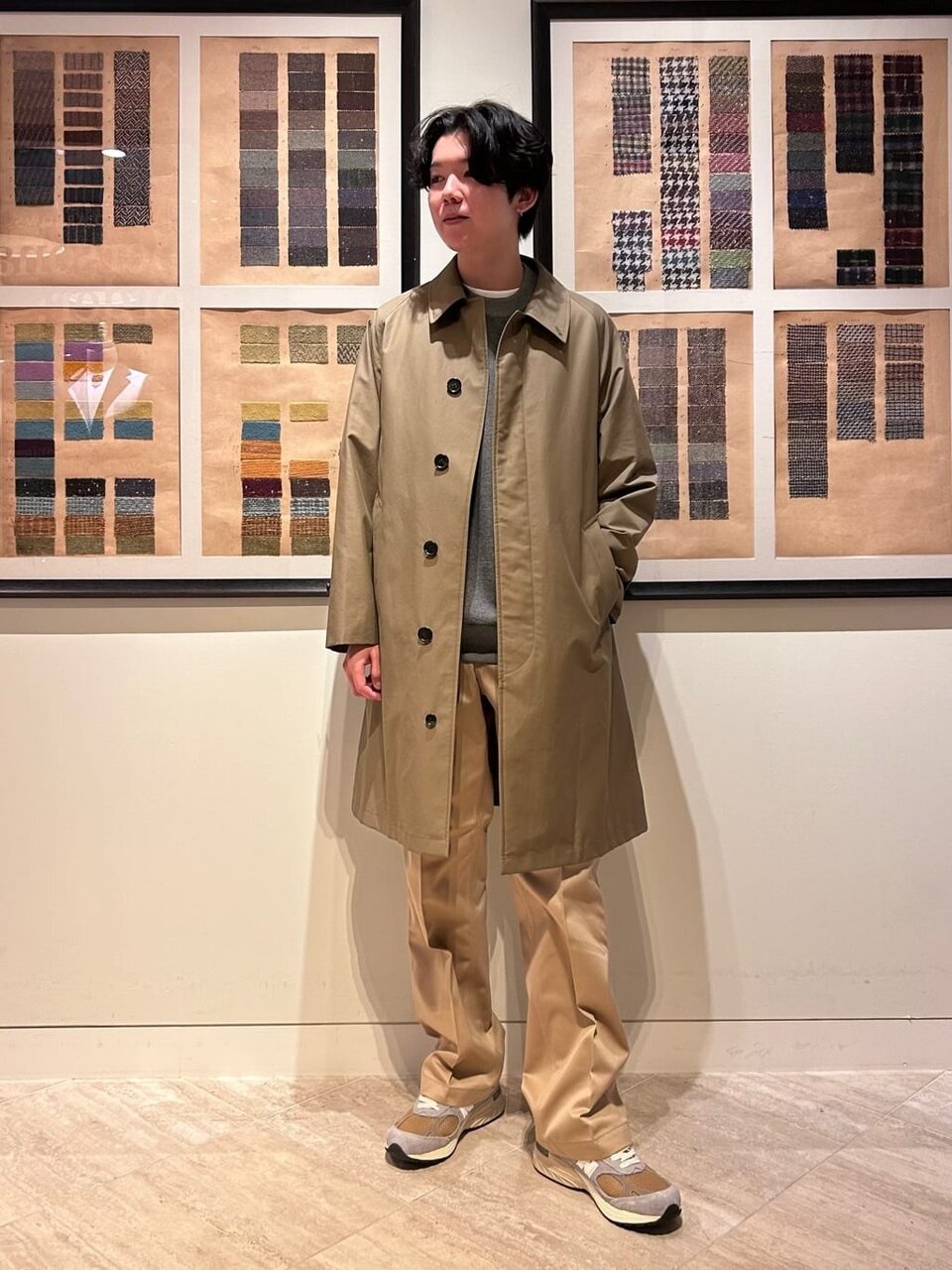 トラッドな雰囲気のきれいめコーデ