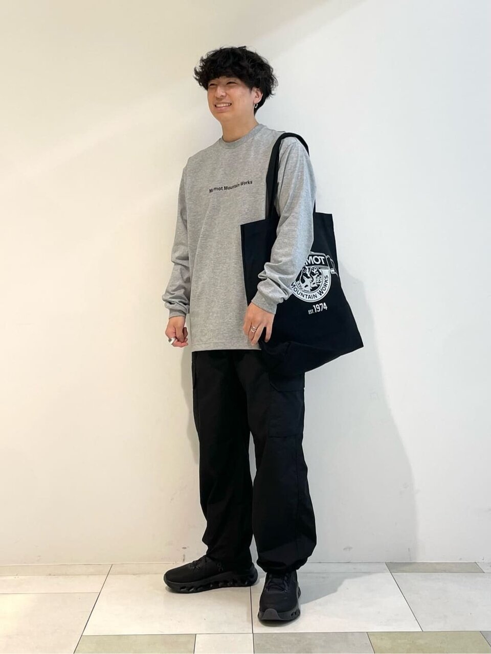  ロングTシャツのコーデ