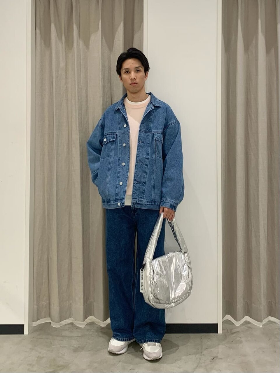 デニムジャケット×デニムパンツのコーデ