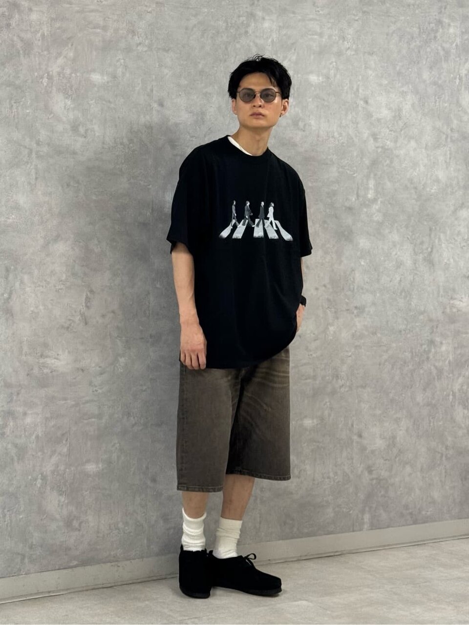 ショートパンツを使ったストリートコーデ