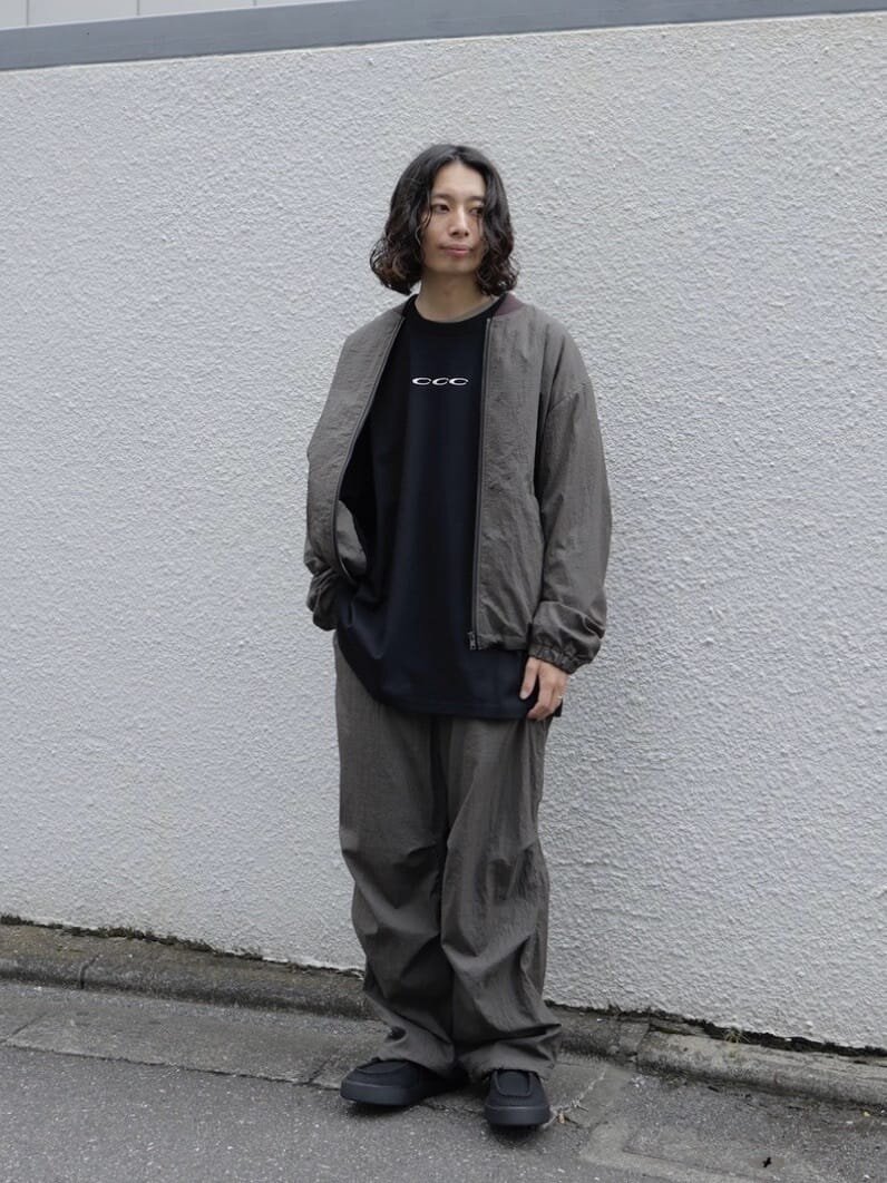 セットアップを使ったストリートコーデ