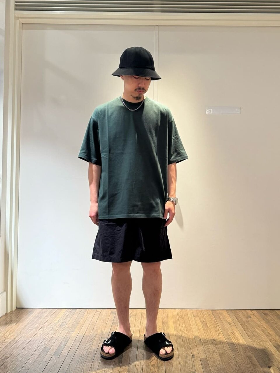 ハットを使ったコーデ