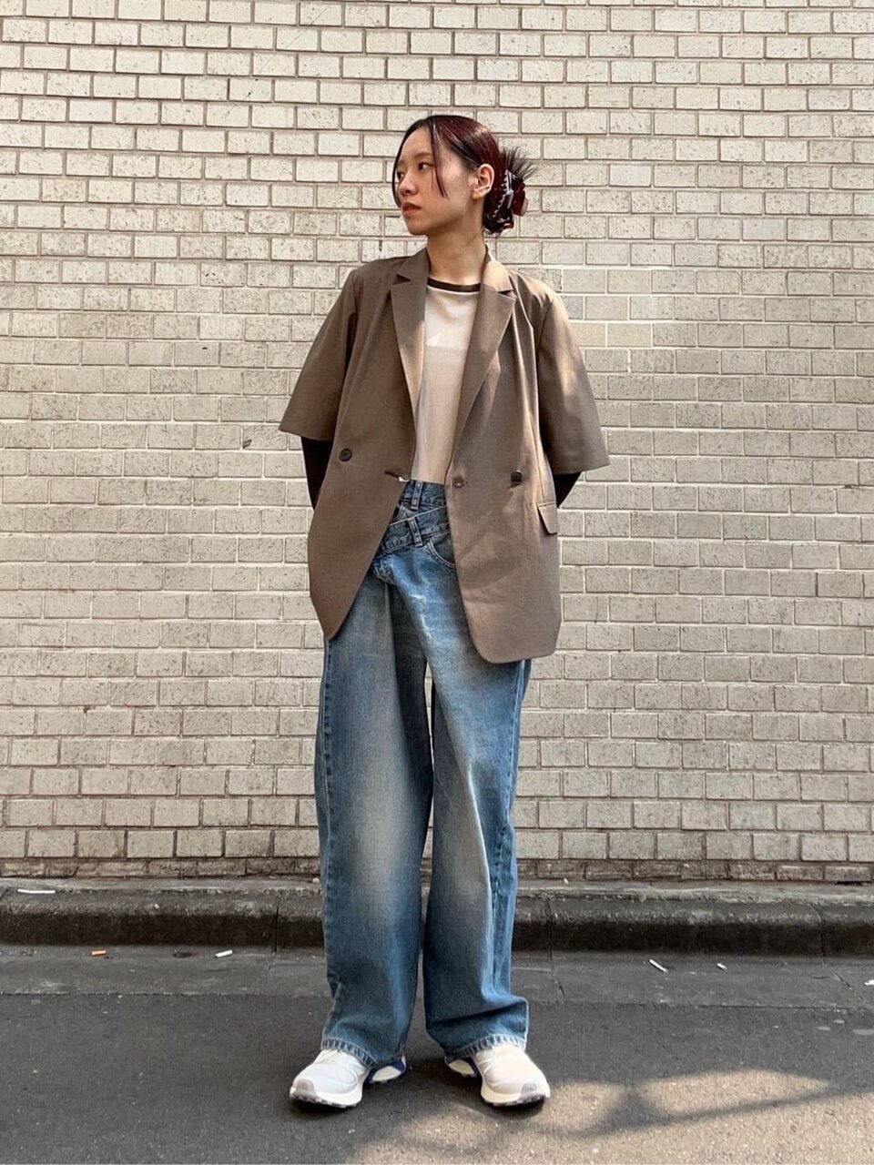 ハーフスリーブジャケットを使った25度の服装