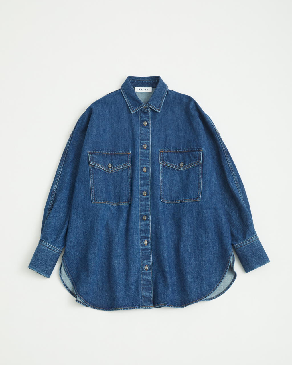 〈SACRA〉Denim Shirts ￥49,500　No.1578-5-001113