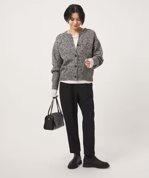 レイヤードスタイルの女性