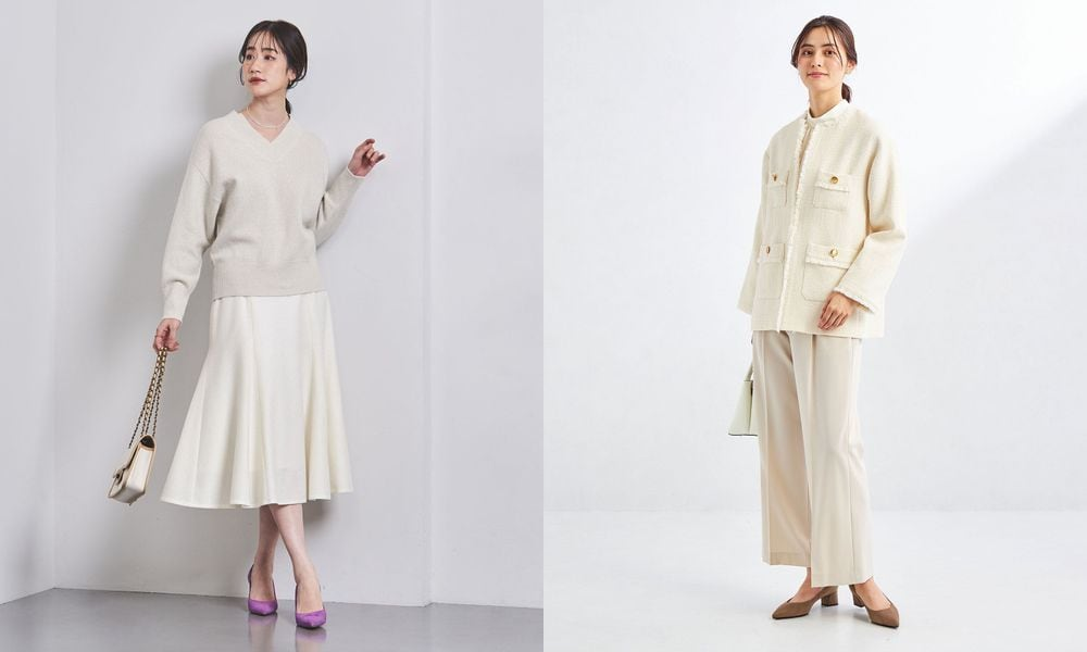 【レディース】大人の白コーデ おすすめ30選｜着こなしのコツと季節別･シーン別のホワイトコーデ