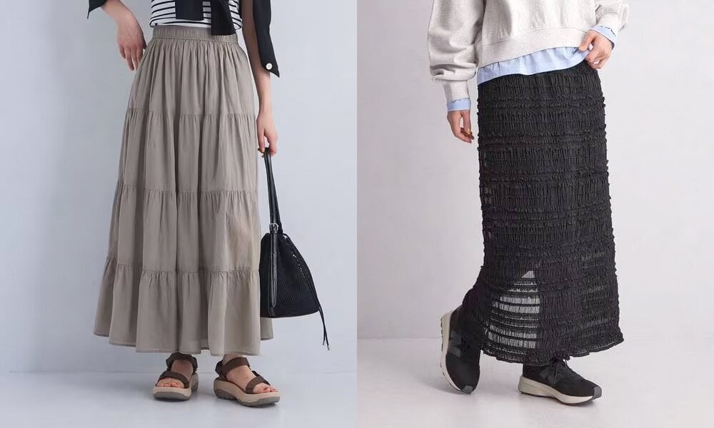 【骨格ウェーブ】似合うスカートの特徴と選び方|季節別コーデ25選