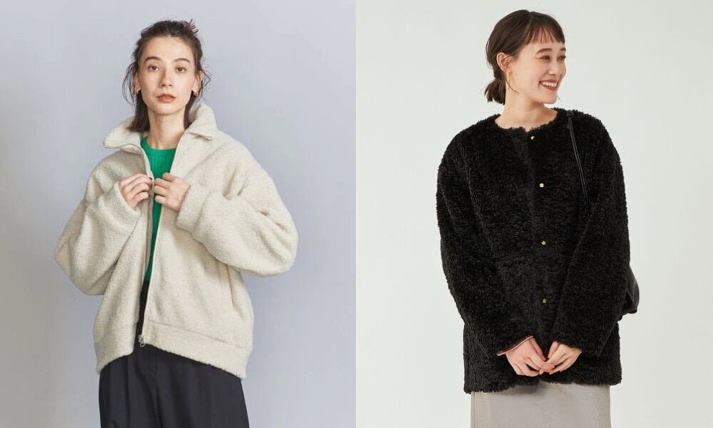 ボアブルゾンのおすすめレディースコーデ24選｜白/黒/カラー別の冬のボアブルゾンコーデと着こなしのコツ