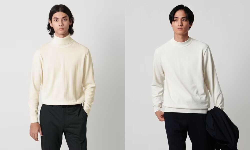 白ニットのおすすめメンズコーデ12選｜白ニットの選び方と着こなしのコツ