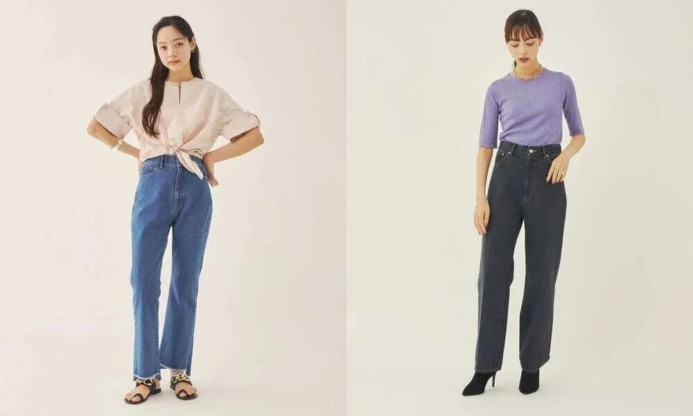 ハイウエストデニムのおすすめレディースコーデ22選｜春夏秋冬の季節別コーデと着こなしのコツ