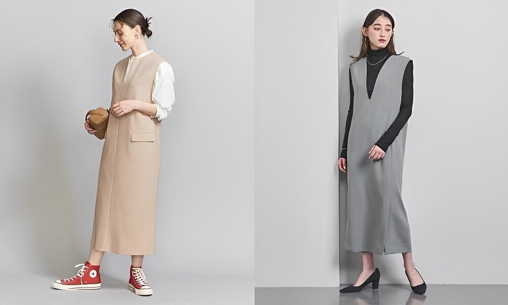 ジャンパースカートのおすすめコーデ36選｜春夏秋冬の年代別おすすめコーデと着こなしのコツ