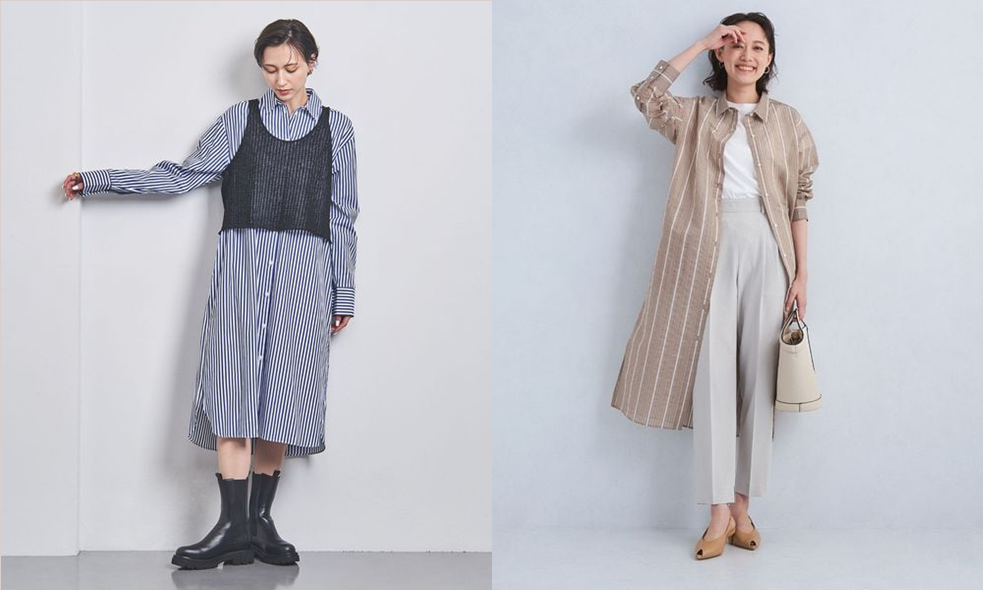 大人のシャツワンピースコーデ24選｜着こなしのコツと合わせるアイテム別･季節別のおすすめコーデ