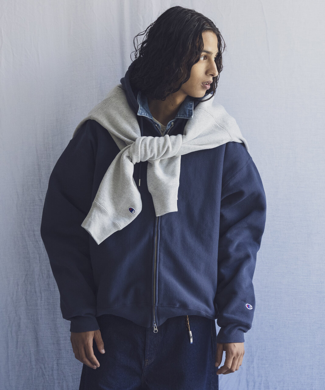 ＜Champion × monkey time＞フルジップ フーディー