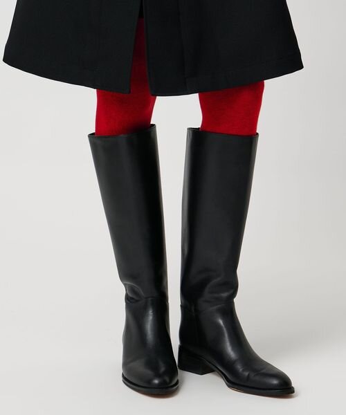 バックジップ ロングブーツ