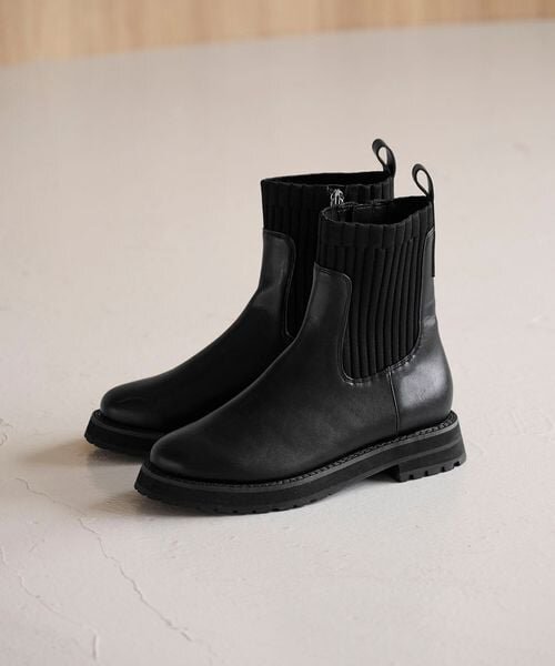 ストレッチ ショートブーツ