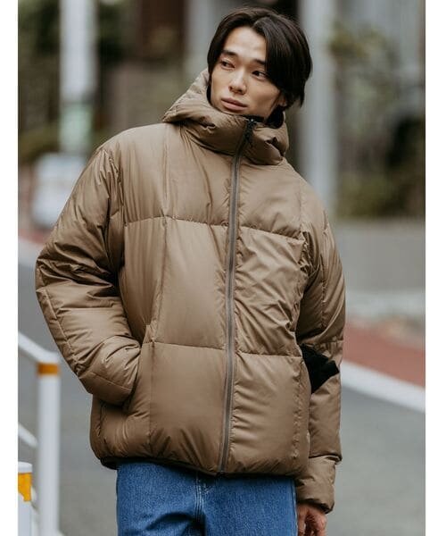 【別注】＜TAION＞リバーシブル ダウン フーディ ジャケット