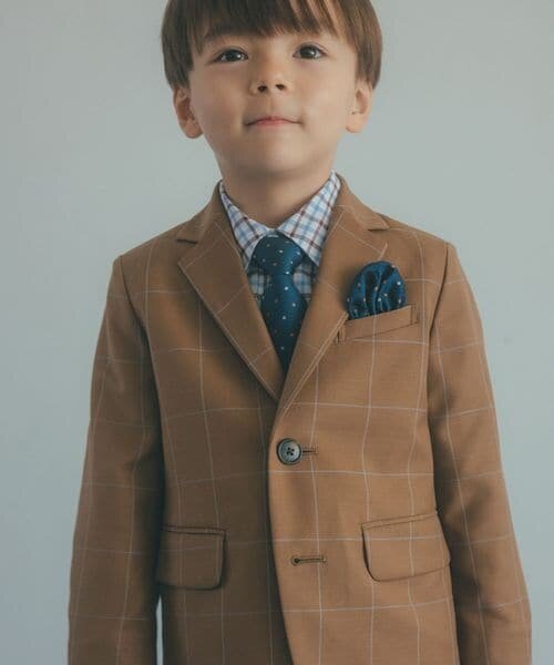 ウィンドペン チェック ジャケット / キッズ 110cm―130cm