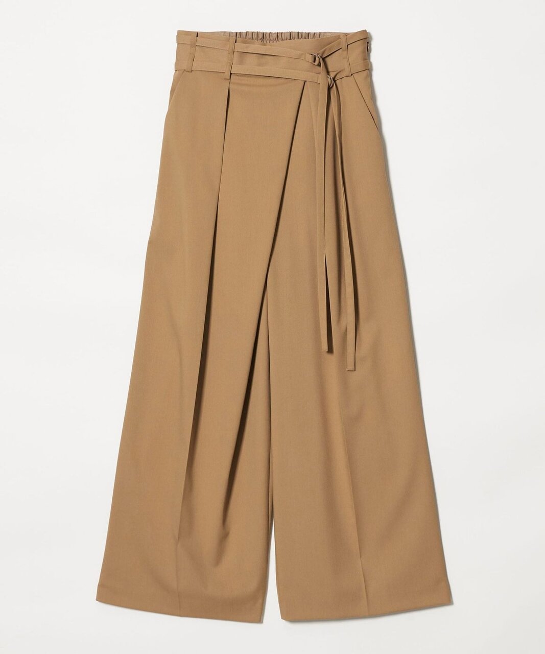 ＜EMMEL REFINES＞EM ダブルベルト ラップライク パンツ